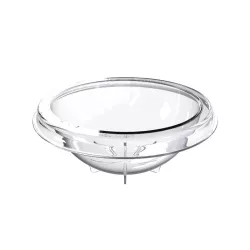 Silikonform Set mit Giessform, Kugel abgeflacht Ø 15 cm