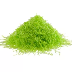Green confetti made from edible paper