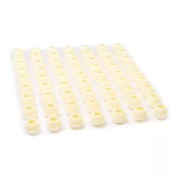 White hollow praline balls Ø 26mm, 63 pieces