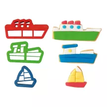 3 Cookie cutters - boats
