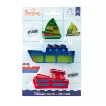 3 Cookie cutters - boats