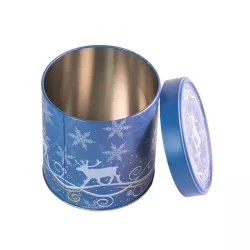 Cookie tin reindeer Ø 117 x 120 mm