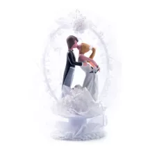 Les mariés amoureux - Décoration de gâteau de mariage
