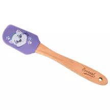 Dough scraper Paw Patrol Everest 19 cm – Wooden handle, silicone head, for children | Cakelicious