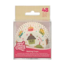 Cupcake baking cups Party, 48 pieces