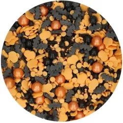 Medley "Happy Halloween" arancione e nero - 65gr