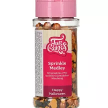 Medley "Happy Halloween" orange and black - 65gr