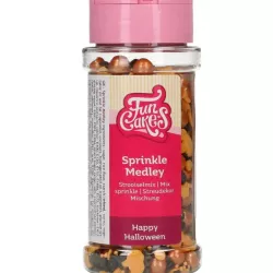 Medley "Happy Halloween" arancione e nero - 65gr