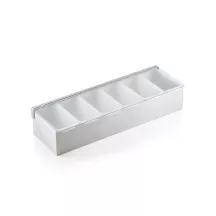 Ingredient container with 6 inserts