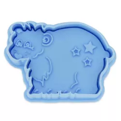 Cookie cutter with polar bear ejector