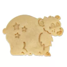 Cookie cutter with polar bear ejector