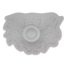 Fledermaus-Ausstecher mit Auswerfer und Prägung, 6 cm