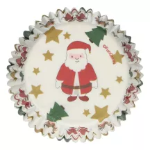 Astucci per cupcake Merry Christmas, 48 pezzi