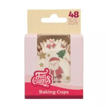 Cupcake baking tins Merry Christmas, 48 pieces