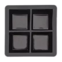 Silikonform XL Eiswürfel, 4 Stück