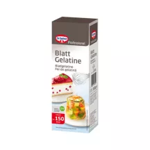 Profi Blattgelatine, 150 Stück