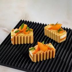 Profi Silikonmatte Zickzack, 2-teilig