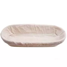 Panier de fermentation ovale 35x15x8 cm, linge de fermentation inclus