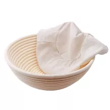 Cestino di lievitazione rotondo Ø 23 cm, incl. telo di lievitazione