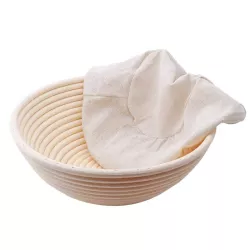 Cestino di lievitazione rotondo Ø 23 cm, incl. telo di lievitazione