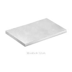 Rectangular silver cake plate 30 x 40 cm