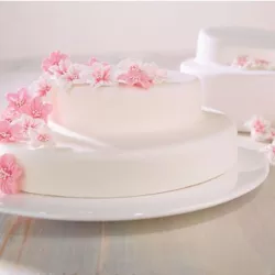 Disco di Pasta di zucchero bianco, Ø 36 cm