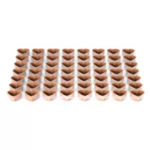 Pralines creuses en forme de coeur au chocolat au lait, 54 pièces -...