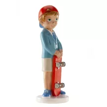 1 Figurine 1ère communion skatteur
