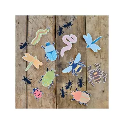 Decorazioni murali con insetti