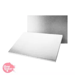 Rectangular silver cake plate 35 x 30.5 cm