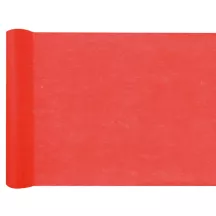 Red table runner