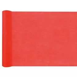 Chemin de table rouge