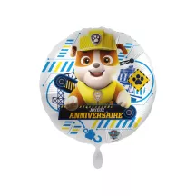 Ballon Ruben "Joyeux anniversaire" en aluminium