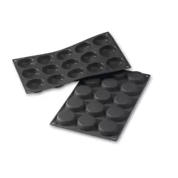 Stampo in silicone rotondo conico Ø 4 - 5 cm, 15 pezzi