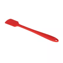 Silicone rubber scraper red small long for deep vessels