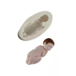 Gaufrage silicone Bébé qui dort