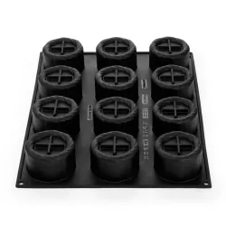 Stampo per cestino in silicone, 12 pezzi