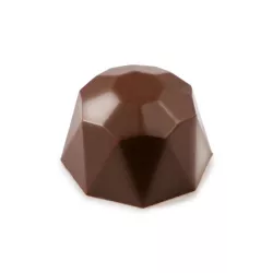 Diamond praline mold for 28 pralines