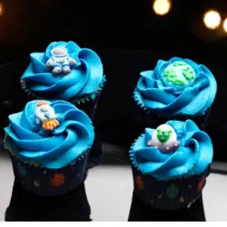 Decorazioni di zucchero astronauti, 10 pezzi