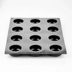 Silicone mold mini dessert ring, 12 pieces
