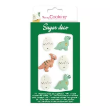 Sugar decos "Dinosaurs and eggs"