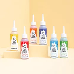 Drip cake icing rainbow set, 6 pieces