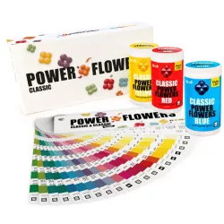 Power Flower Lebensmittelfarben Set für Schokolade, 3 x 50 g