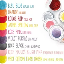 Food coloring in powder form, 9 pieces
