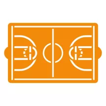 Stencil Campo da basket
