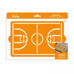 Stencil Campo da basket