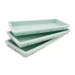 Stampo rettangolare in silicone per dolci, 3 pezzi