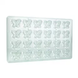 Butterfly praline mold, 24 pieces