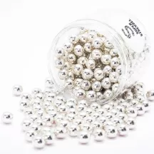 Silver chocolate pearls 1 cm - 180 g