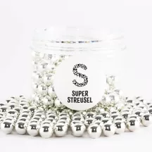 Silver chocolate pearls 1 cm - 180 g
